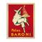 Stupell Industries Pates Baroni Vintage Poster Wooden Wall Plaque